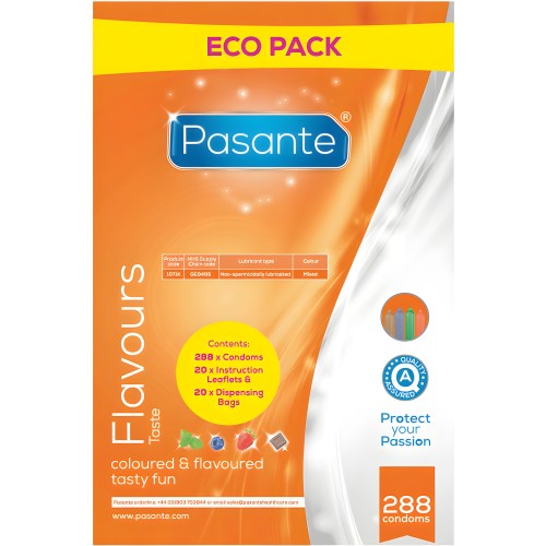 Preservativos Eco Pack Sabores 288 Unidades
