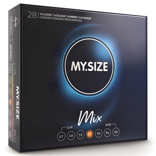 My Size - Mix Condoms 57 mm 28 Units