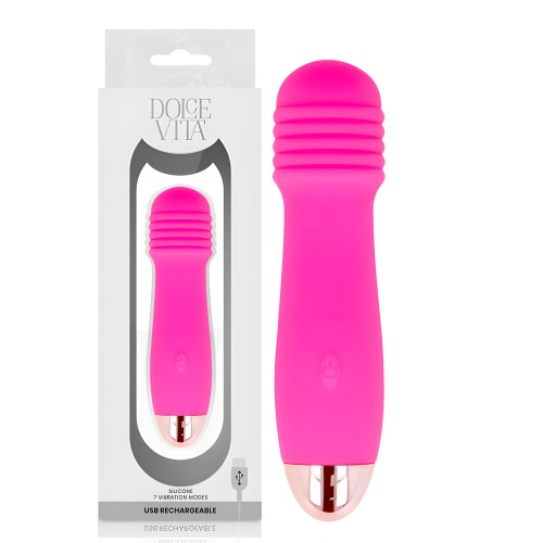 - Vibrador Recargable Three Rosa 7 Velocidades