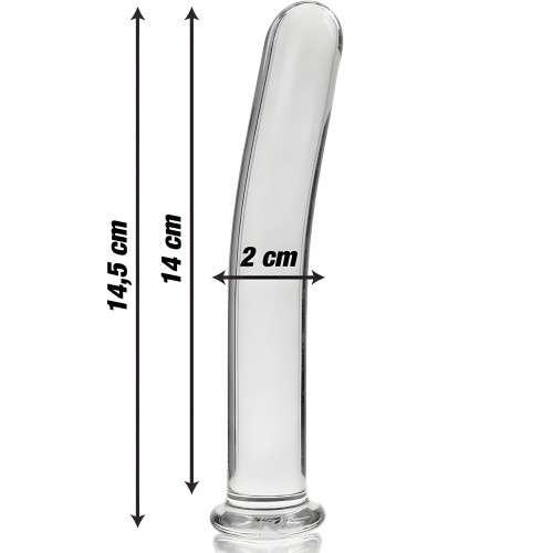 Nebula Series - Model 8 Clear Crystal Dildo