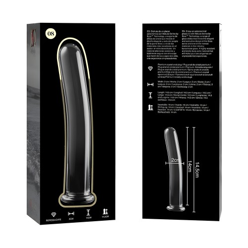 Nebula Series - Model 8 Clear Crystal Dildo