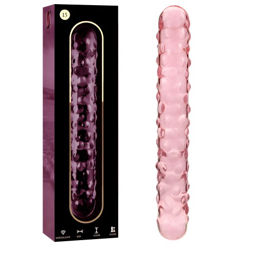 Nebula Series Crystal Dildo Pink 18.5 cm