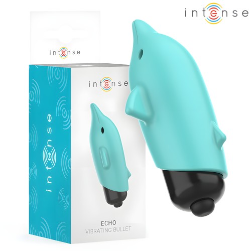 Intense Echo Dolphin Vibrating Bullet Blue 8 x 4.7cm