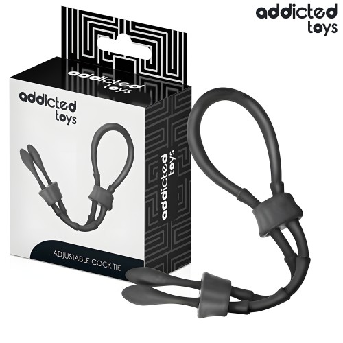 Adjustable Silicone Cockring for Men by Addicted Toys