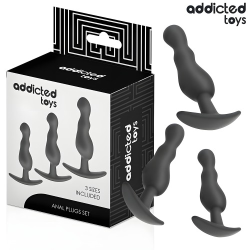 Set De 3 Plug Anal Silicona Modelo 1