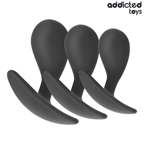 Set of 3 Silicone Anal Plugs