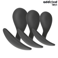Set of 3 Silicone Anal Plugs