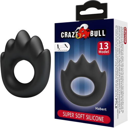 Crazy Bull Habert Silicone Ring for Enhanced Pleasure