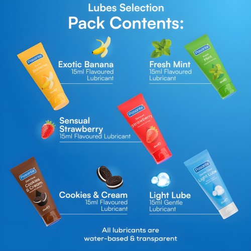Pack Lubricantes Sabores Variados Pasante