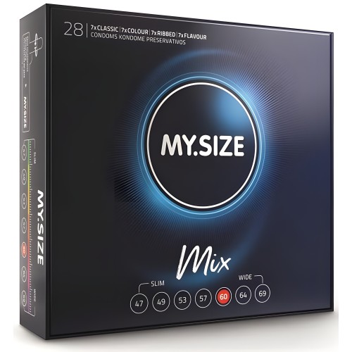 My Size - Mix 60 mm Condoms 28 Units