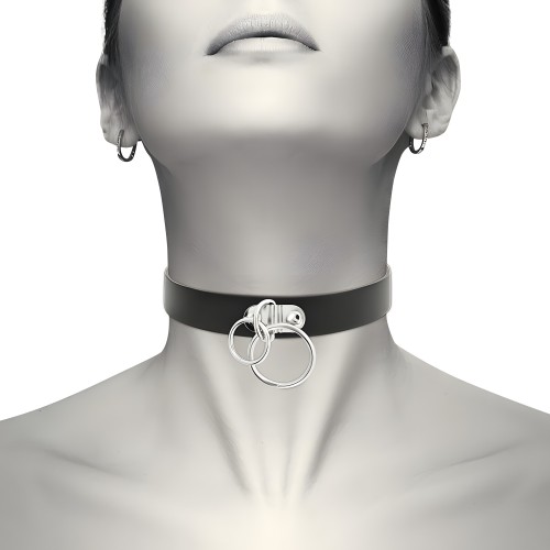 Coquette Chic Desire Double Ring Choker