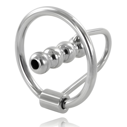 - Anillo Glande Con Plug Uretral 28mm