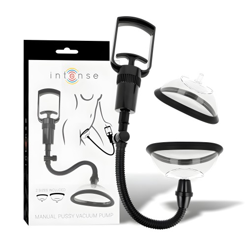 Intense Pump Manual Vaginal Pump with Two Interchangeable Cups