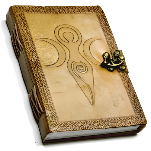 5" x 7" Goddess of Earth Embossed Leather Journal