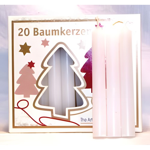 Paquete de 20 Velas Chime Blancas de 1/2\"