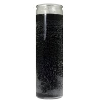 Vela de Tarro Negra de 7 Días