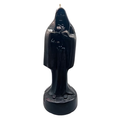 10" Black Holy Death Candle