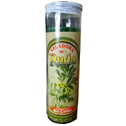 Vela Aromática Verde Rue en Tarro - Duradera