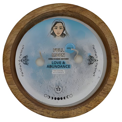 18 hr Full Moon Love & Abundance Candle