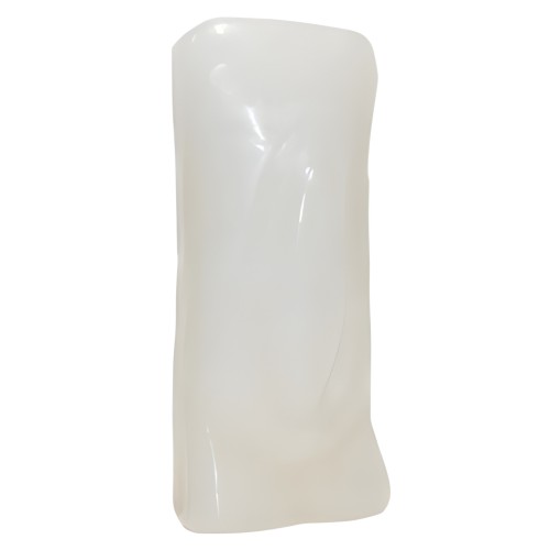 6 1/2" White Female Gender Candle