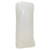6 1/2" White Female Gender Candle