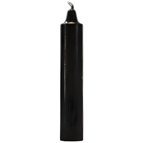 9" Black Pillar Candles