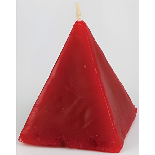 Red Cinnamon Pyramid Candle