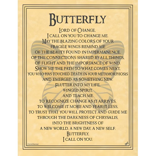 Butterfly Prayer Poster