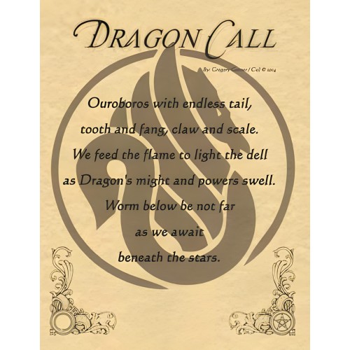 Póster de Llamada del Dragón