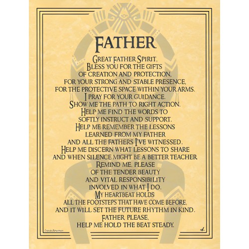 Great Father Spirit Poster Spiritual Art