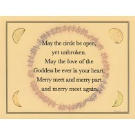 May The Circle Be Open Yet Unbroken Poster