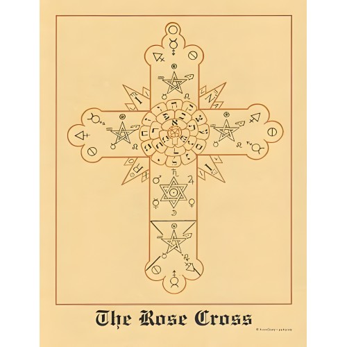 Rose Cross Poster