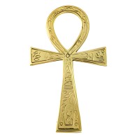 Ankh de Latón - 3.5\" x 6.5\"