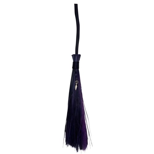 21+" Goddess Black & Purple Broom