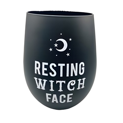 Resting Witch Face Glass