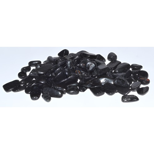 Chips de Tourmalina Negra Pulida de 1 lb