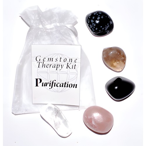 Kit de Terapia con Gemas de Purificación - Limpia y Centra