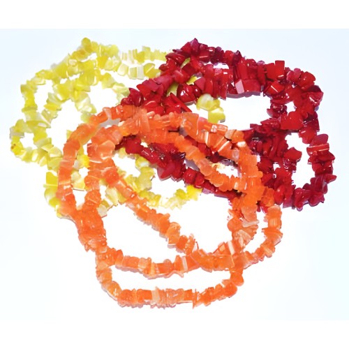 Mixed Glass Chip Necklace