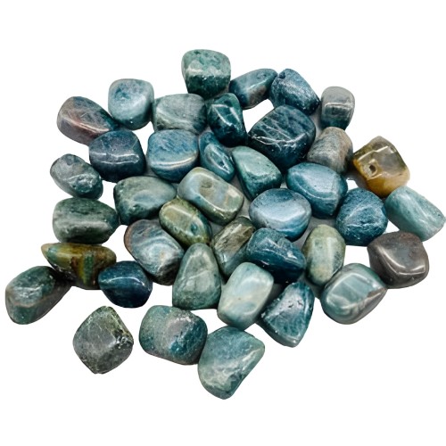 Stones, Crystals, and Gems - 1 lb Apatite Tumbled Stones