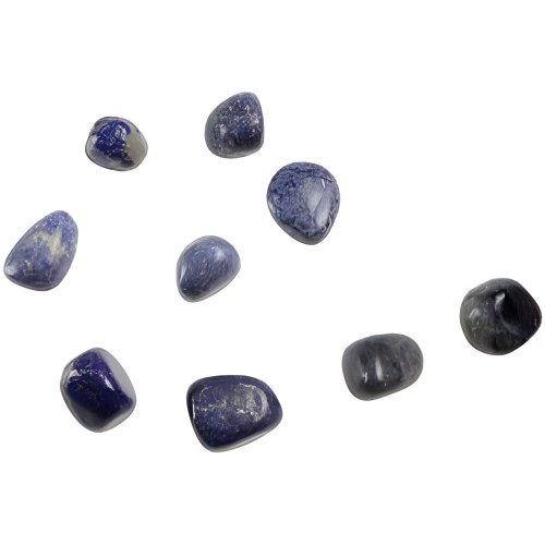 1 lb Dumortierite Tumbled Stones - Enhance Your Focus