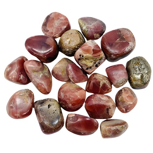 Rhodochrosite Tumbled Stones - Healing & Compassion