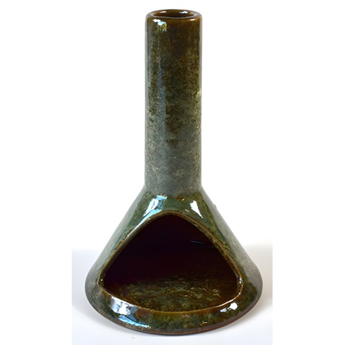 Quemador de chimenea verde oliva de 6\"