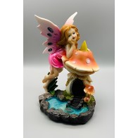 Quemador de Incienso de Retroceso de Hada de 6 3/4\" - Decoración Encantadora para el Hogar