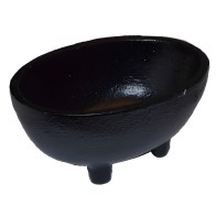 Oval Cast Iron Cauldron - Smudging Tool