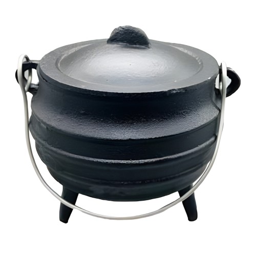 5" Cast Iron Cauldron for Rituals
