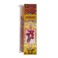20 Amber Incense Sticks Pure Vibrations