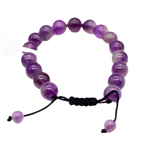 Pulsera de Amatista de 10mm - Equilibrio Emocional
