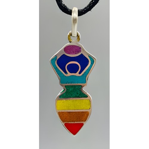 Colgante Diosa Chakra 1 3/4\"