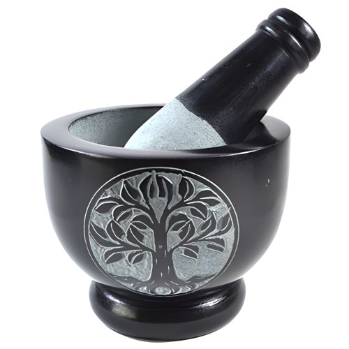 4" Tree of Life Mortar & Pestle Set