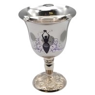 4 3/4" Goddess of Earth Chalice - Divine Ritual